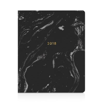 Fringe - Black Marble 17 Month Planner