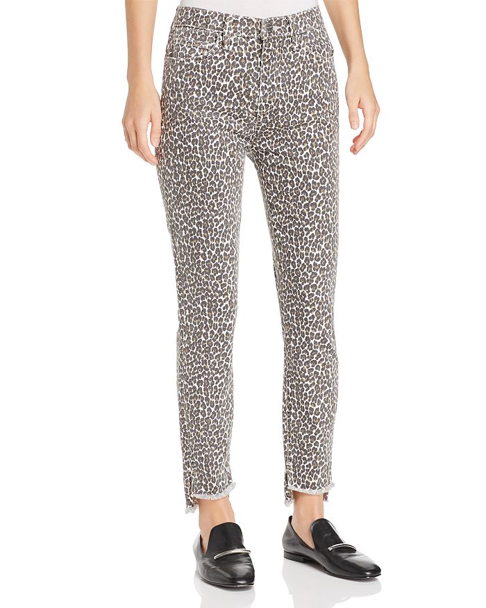 Current elliott best sale leopard jeans