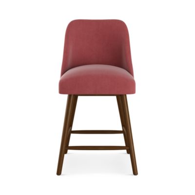 Anita Velvet Counter Stool - Exclusive