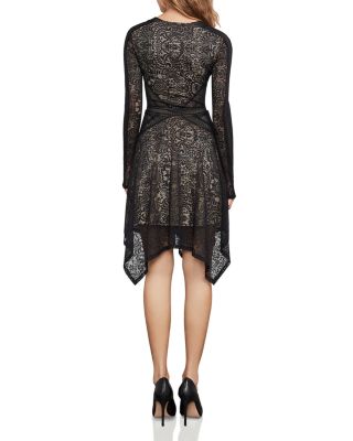 chinese dress ladies CANDICE FRAIBERGER 4 Black Sequin Lace Top Asymmetrical Skirt Cocktail –  Sui Generis Designer Consignment
