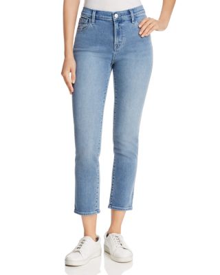 j brand white cropped jeans