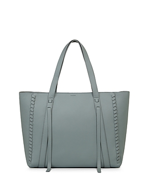 ALLSAINTS RAY EAST/WEST LEATHER TOTE,WB184M