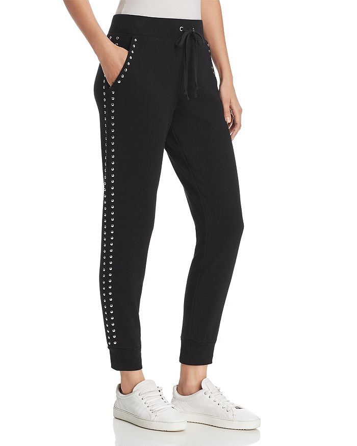 Juicy Couture Studded Skinny Leggings for Women - Pitch Black