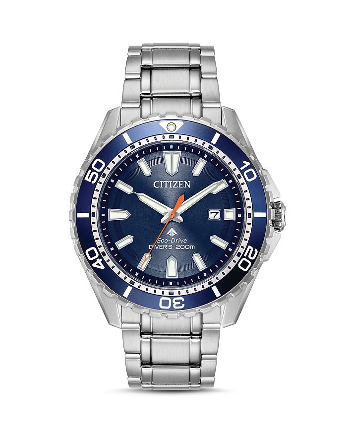 Shop Citizen Promaster Dive Watch, 43.5mm In Blue/silver