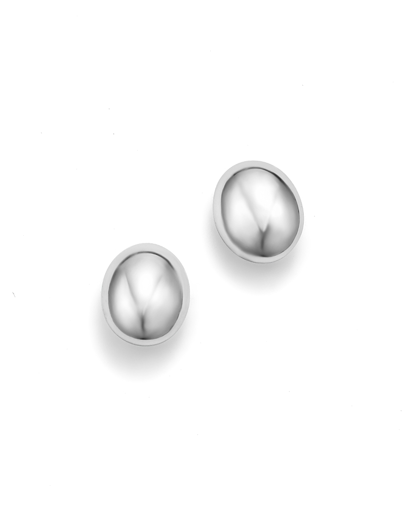 Bloomingdale's Fine Collection Sterling Silver Small Oval Stud Earrings - Exclusive