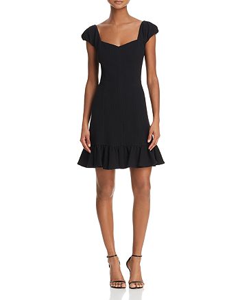 Rebecca Taylor Textured Cap-Sleeve Dress | Bloomingdale's