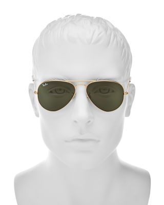  Original Brow-Bar Aviator Sunglasses, 58mm