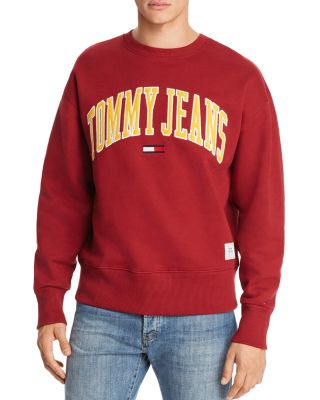 collegiate crew sweatshirt by tommy jeans