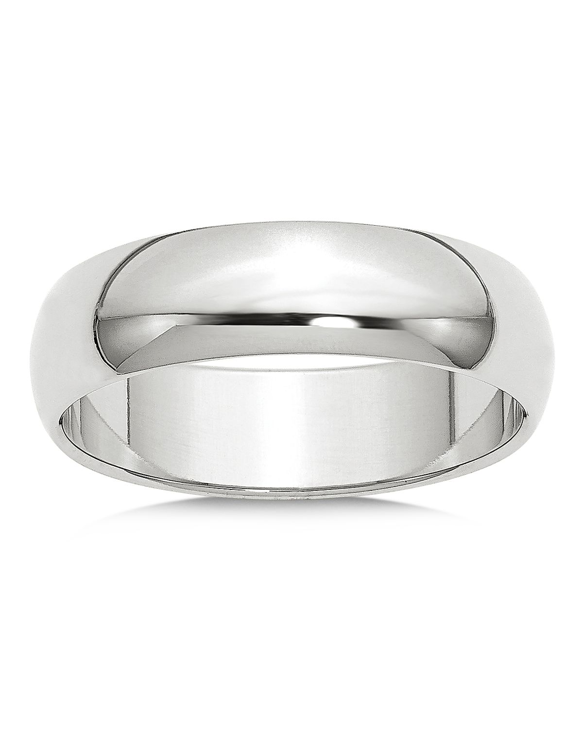 Bloomingdale's Fine Collection Men's 6mm Half Round Band Ring