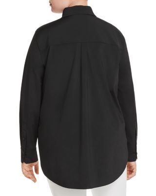 Schiffer Pocketed Pleated-Back Button-Down Shirt