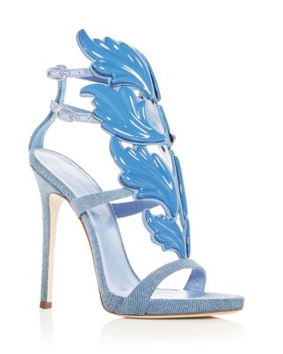 blue giuseppe heels