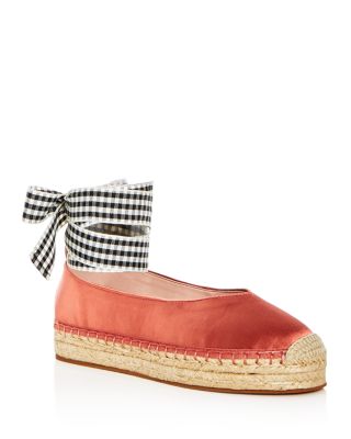 flat espadrilles with ankle ties