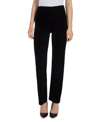 Lyssé - Velvet Straight-Leg Pants