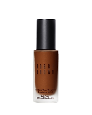 Shop Bobbi Brown Skin Long-wear Weightless Foundation Spf 15 In Almond C084 (dark Brown With Red Undertones)