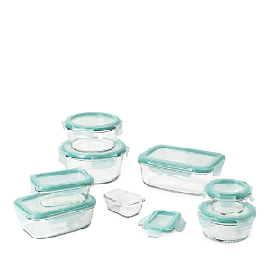 Oxo 16-Piece Smart Seal Glass Container Set