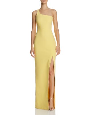 likely camden one shoulder gown
