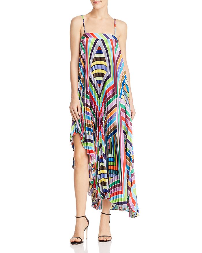 MILLY Irene Pleated Dress | Bloomingdale's