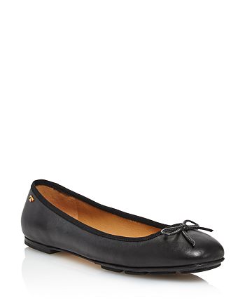 Tory Burch Women's Laila Leather Driver Ballet Flats | Bloomingdale's