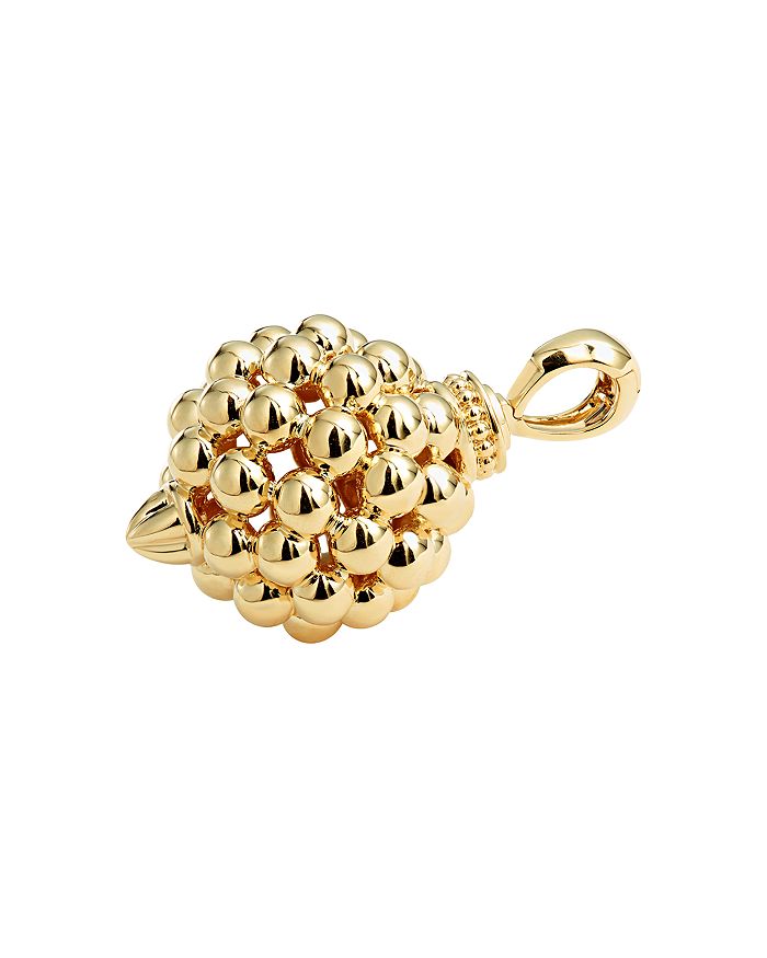 Lagos Caviar Gold Collection 18k Gold Pendant In Gold