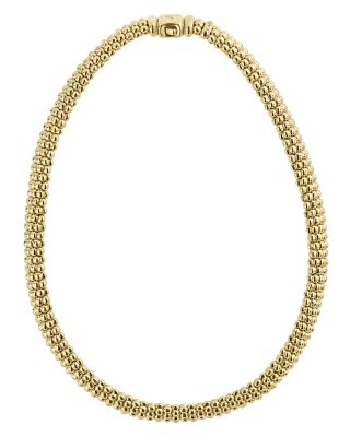 Caviar Gold Collection 18K Gold Rope Necklace, 16" - Exclusive 