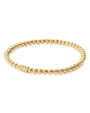 Lagos Caviar Gold Collection 18K Gold Beaded Bracelet, 4mm