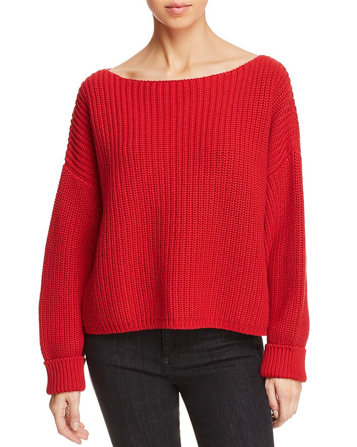 FRENCH CONNECTION Millie Mozart Ribbed Sweater | Bloomingdale's