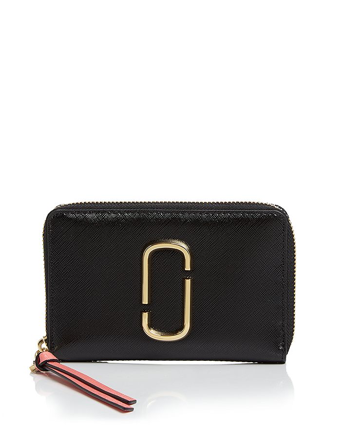 MARC JACOBS: The Snapshot Saffiano leather wallet - Lilac