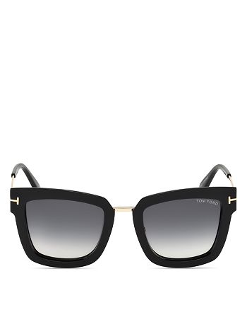 Tom Ford Women's Lara Soft Square Sunglasses, 52mm | Bloomingdale's