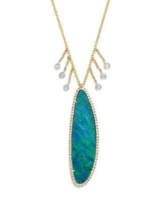 dark opal necklace