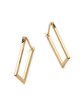 long rectangle earrings