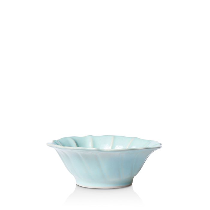 Vietri Incanto Stone Aqua Baroque Cereal Bowl In Aqua