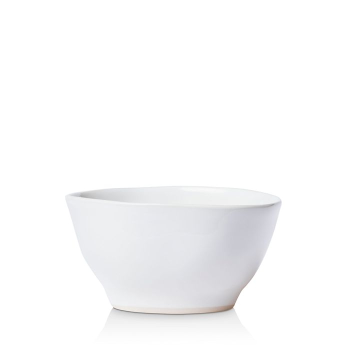 Vietri Aurora Snow Cereal Bowl In White