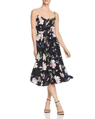 Yumi Kim - Sweetheart Floral Silk Midi Dress