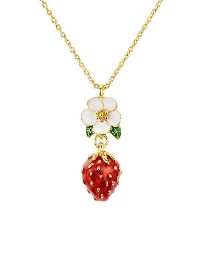 Strawberry necklace kate spade sale