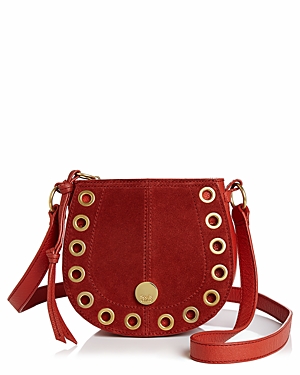 SEE BY CHLOÉ SEE BY CHLOE KRISS MINI SUEDE CROSSBODY,S18AS962330