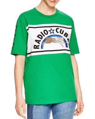 Sandro - Theron Radio Cuba Embroidered Graphic Tee