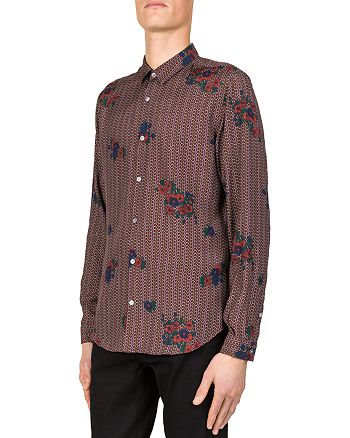 The Kooples - Flower Party Slim Fit Button-Down Shirt
