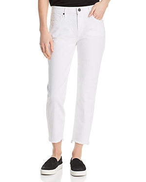 PARKER SMITH CROPPED STRAIGHT-LEG JEANS IN BLANC,2067HA