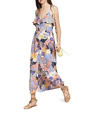 SANCTUARY ISABELLA BUTTON-FRONT MAXI SLIP DRESS,D0885-RM511