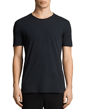 Allsaints Brace Cotton Tee In Jet Black