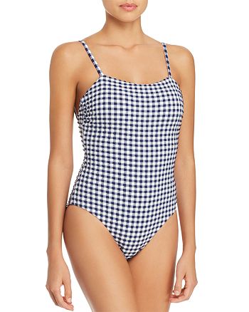 Red Carter Gingham One Piece Swimsuit Bloomingdale S