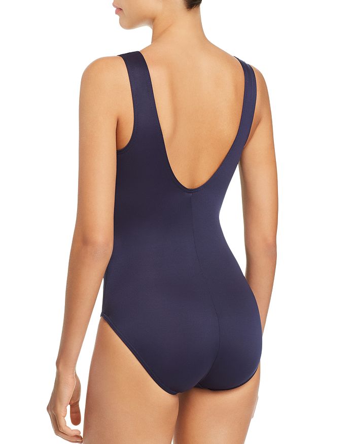 Shop Miraclesuit Illusionists Palma One Piece Swimsuit In Midnight