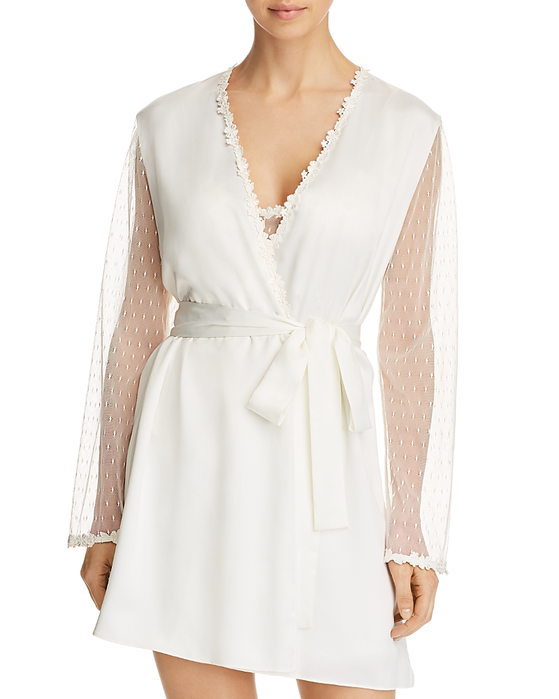 Flora Nikrooz Showstopper Charmeuse Cover-Up Robe