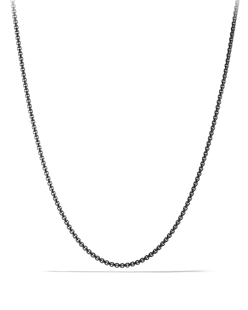 David Yurman Small Box Chain Necklace 2.7mm, 24