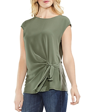 VINCE CAMUTO TIE-FRONT TOP,9128112