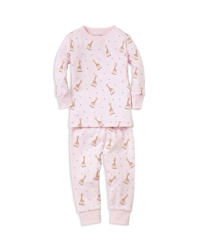 Shop Kissy Kissy Girls' Sophie La Girafe Pajama Shirt & Pants Set - Baby In Pink