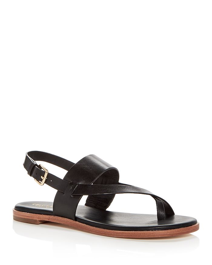 COLE HAAN WOMEN'S ANICA LEATHER THONG SANDALS,W07409