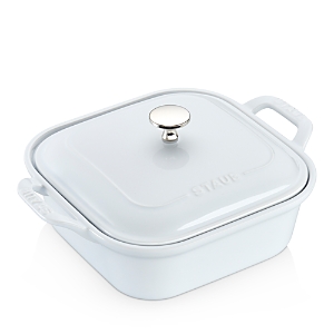 Staub 9 X 9 Square Covered Baking Dish In White