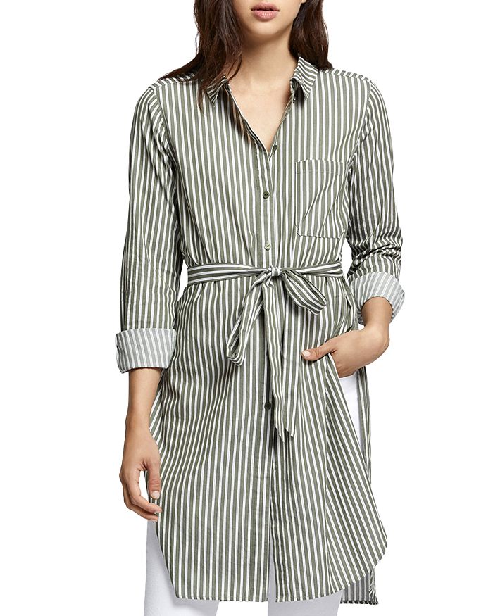 Sanctuary Teagan Striped Button-Down Tunic Top | Bloomingdale's