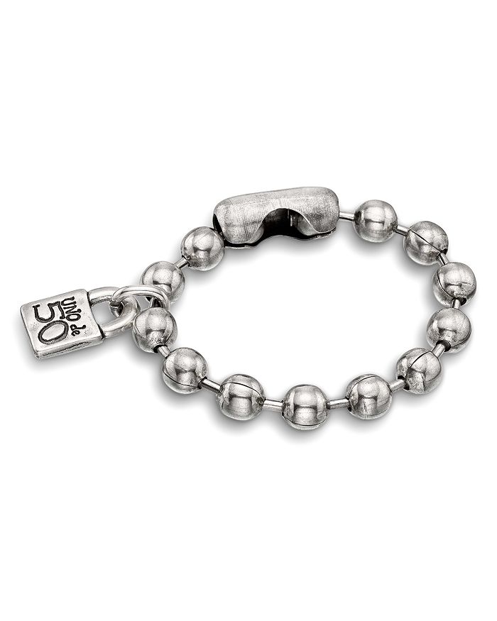 Uno De 50 Snowflake Bracelet In Silver